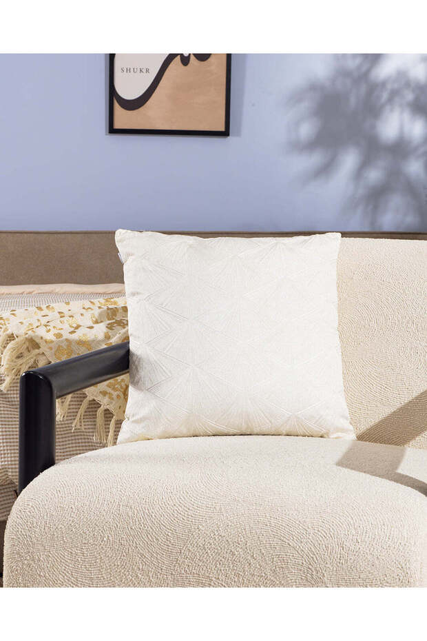 Gold Jacquard Cushion – 45x45cm