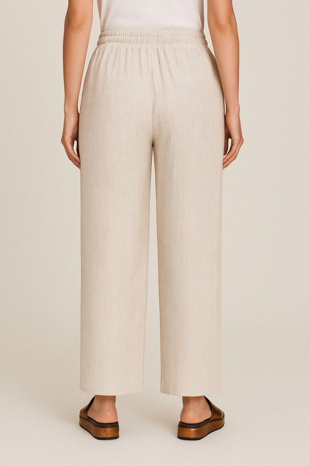 بنطال واسع الساقين سهل الارتداء - 2