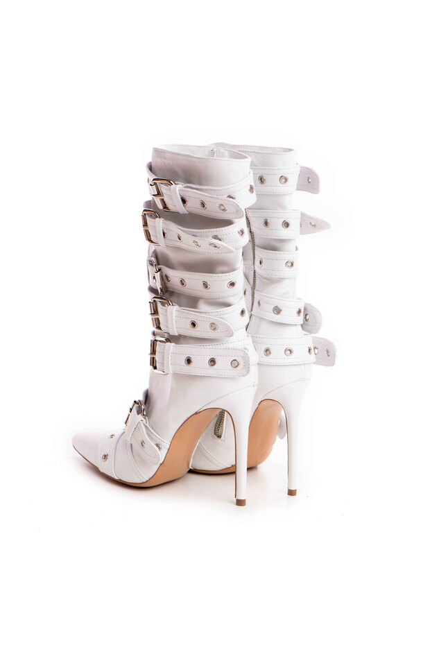 Botine Alora White - 4
