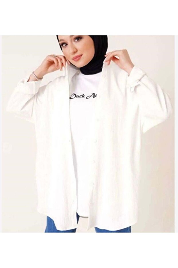 Women's Oversize Shirt White