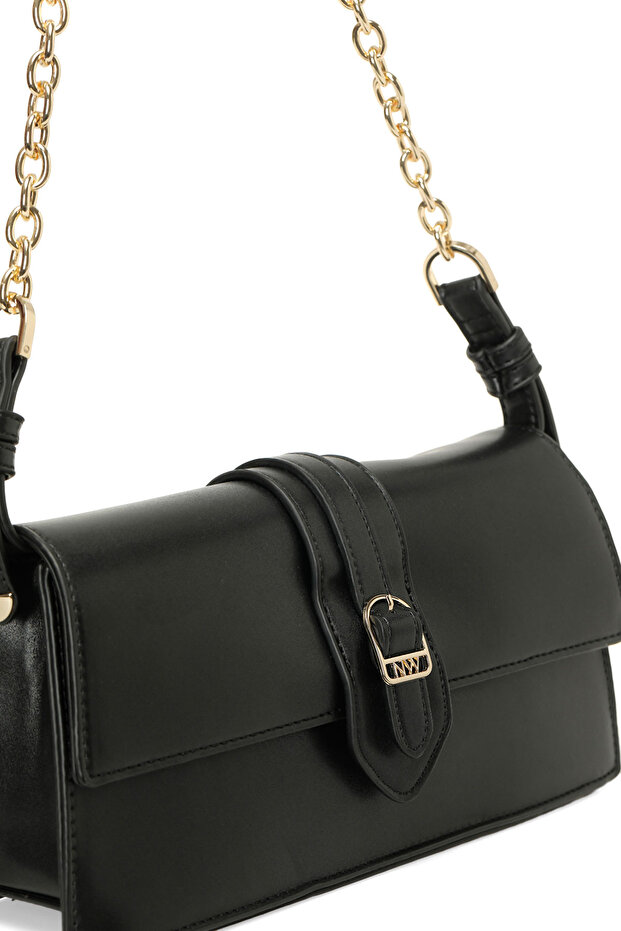 NWIDPYTHON 6FX Siyah Kadın Kol Çantası - 4