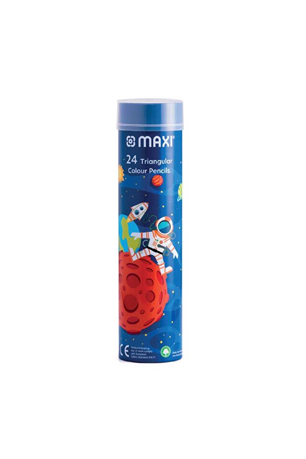 Color Pencil 24Colors Round Tin