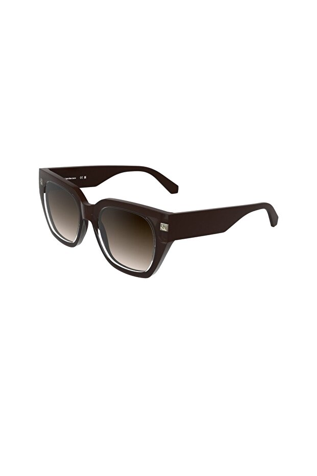 Jeans Ckj 25620S 210 52 Women's Butterfly Brown Gradient Bone Sunglasses