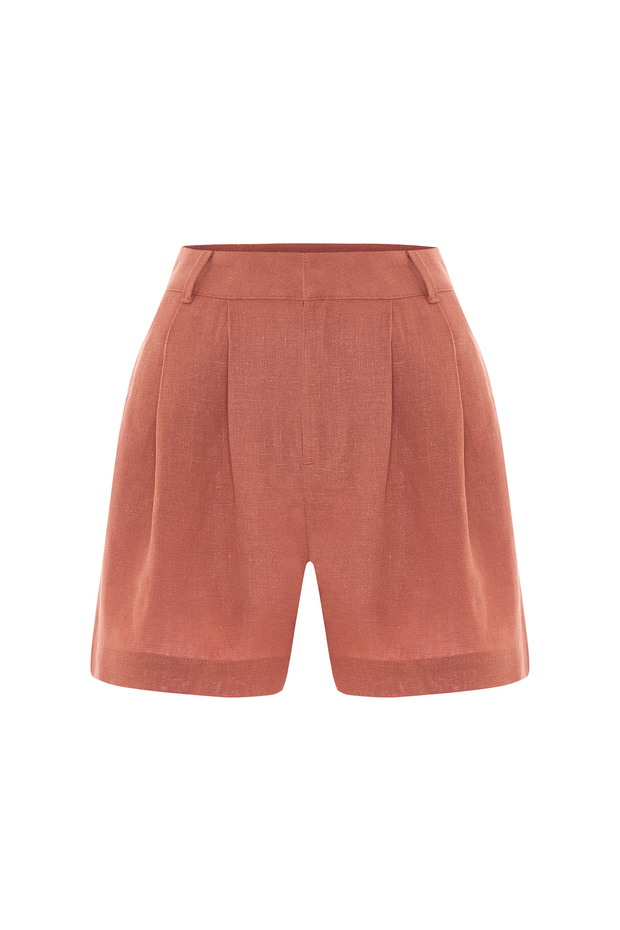 KISA KETEN ŞORT - 1