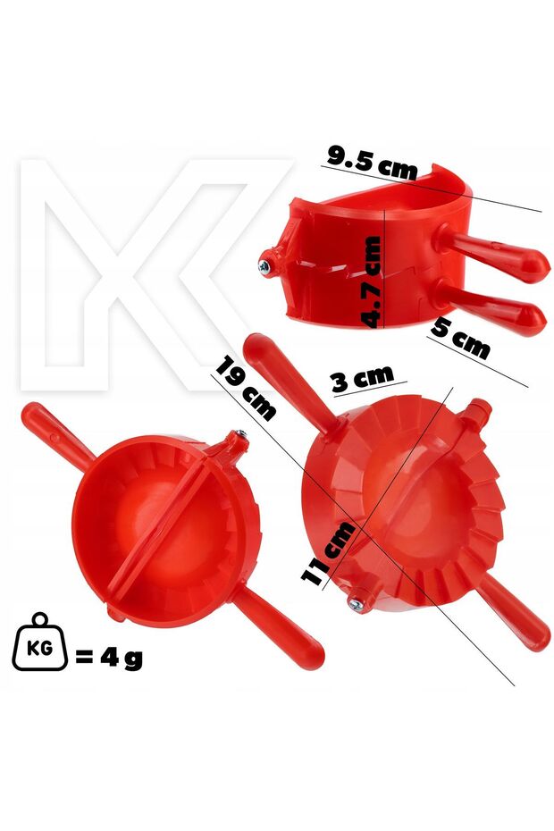 Dumpling Mold, Dumpling Cutter, Dumpling Machine, Mould, 4 pcs. - 3