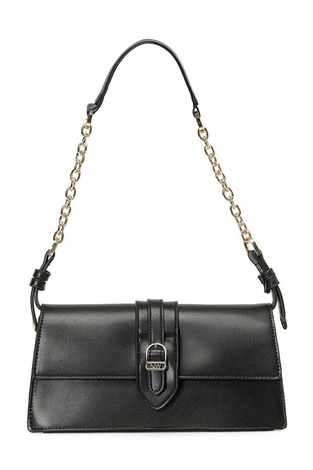 NWIDPYTHON 6FX Siyah Kadın Kol Çantası - 1