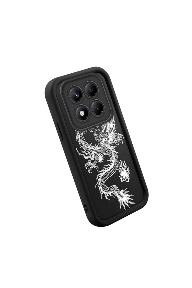 Case for Redmi Note 14 Pro Plus+ 5g High Quality Classic Dragon Patterned Case, Durable Silicone