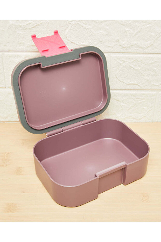 علبة غداء مطبوع متعددة الألوان - 3