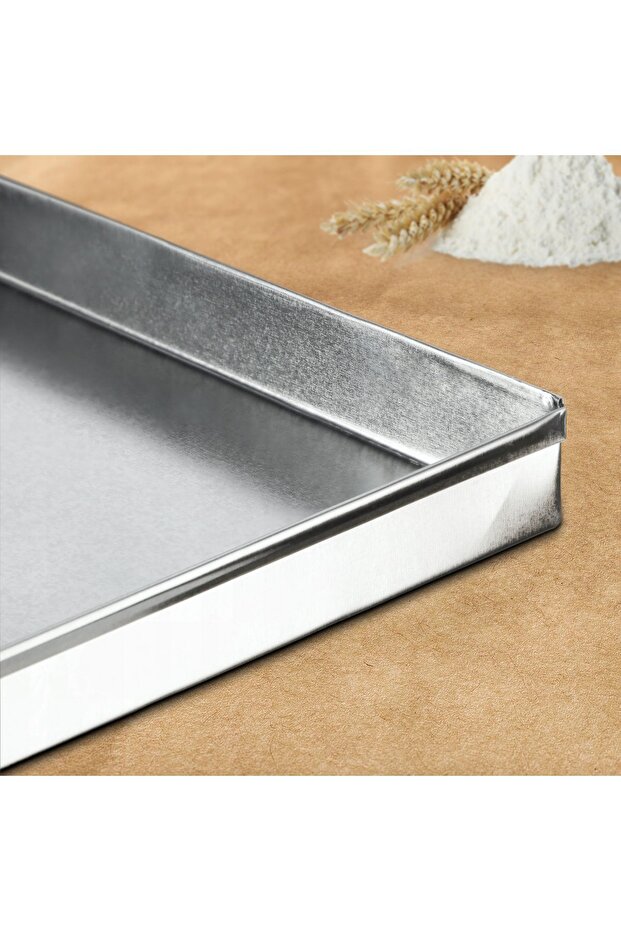Open Rectangular Cake Baking Tray 45x30cm - 3