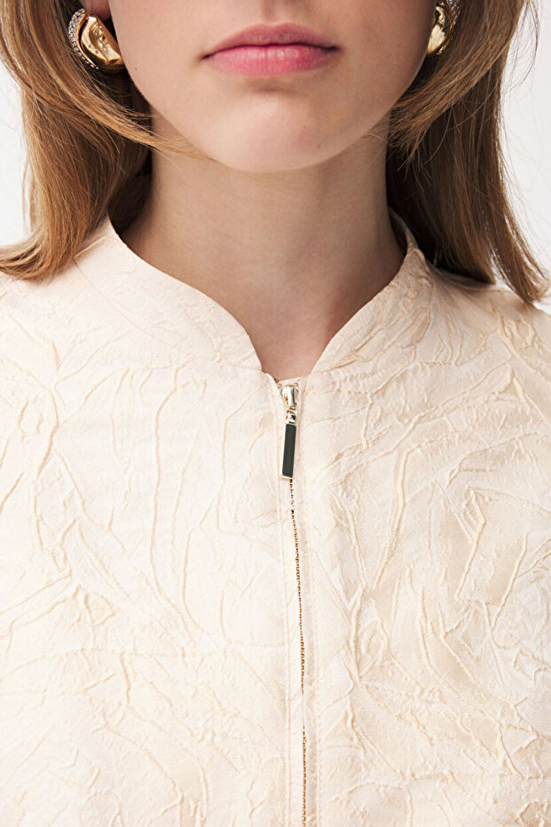 Fermuarlı Bomber Ceket - 2