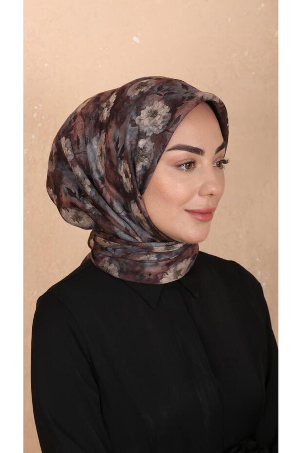 Soft Pamuk Eşarp Kahve - 3