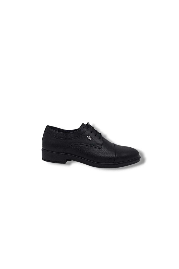 Banner 233-284 Men's Black Lace-Up Genuine Leather Classic Shoes