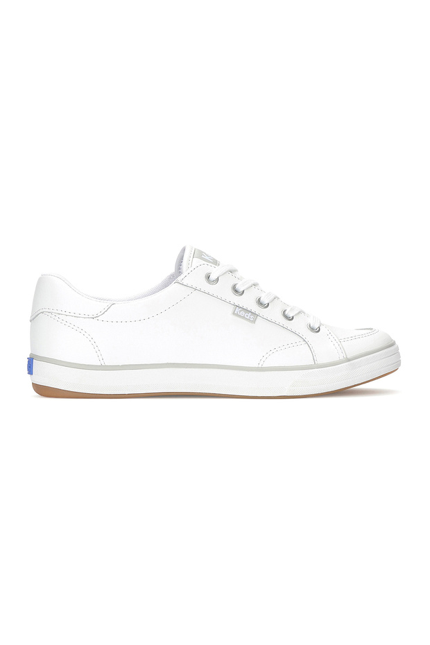 Women's Center III Lace Up Leather Casual Sneaker White