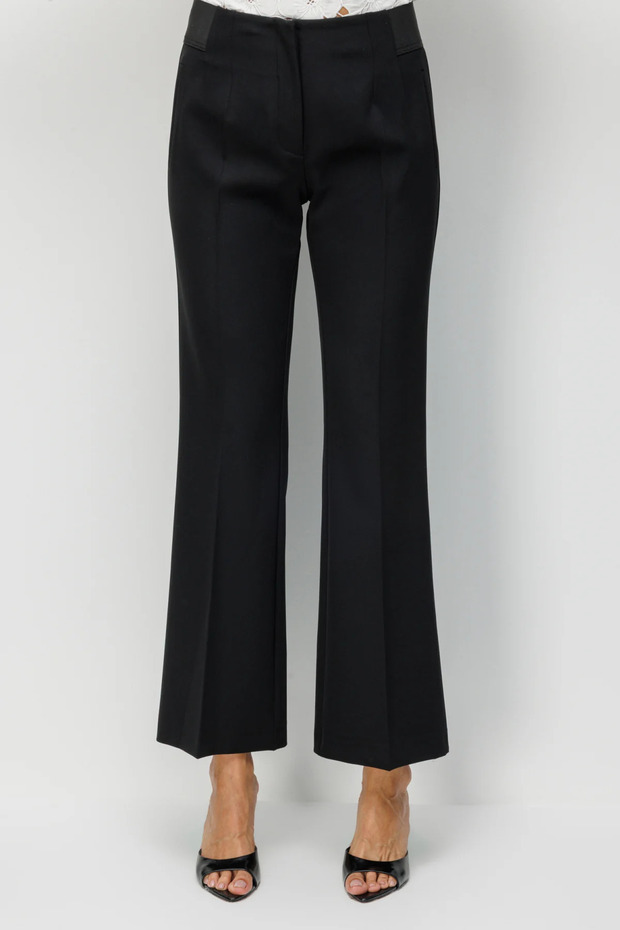 واسع الأرجل بنطلون مطاطي أسود - 2