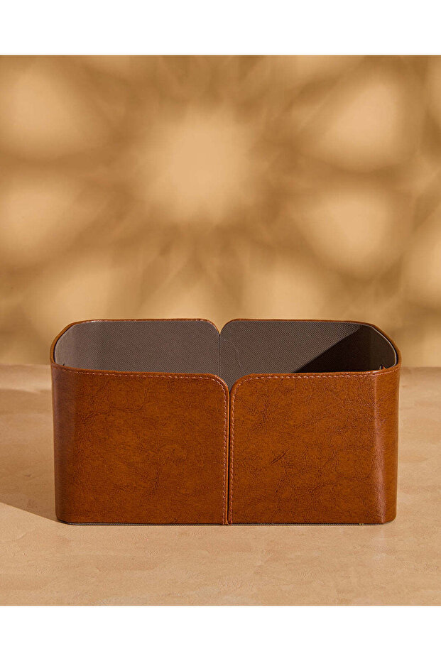 Brown Rectangular Storage Basket – Medium - 2