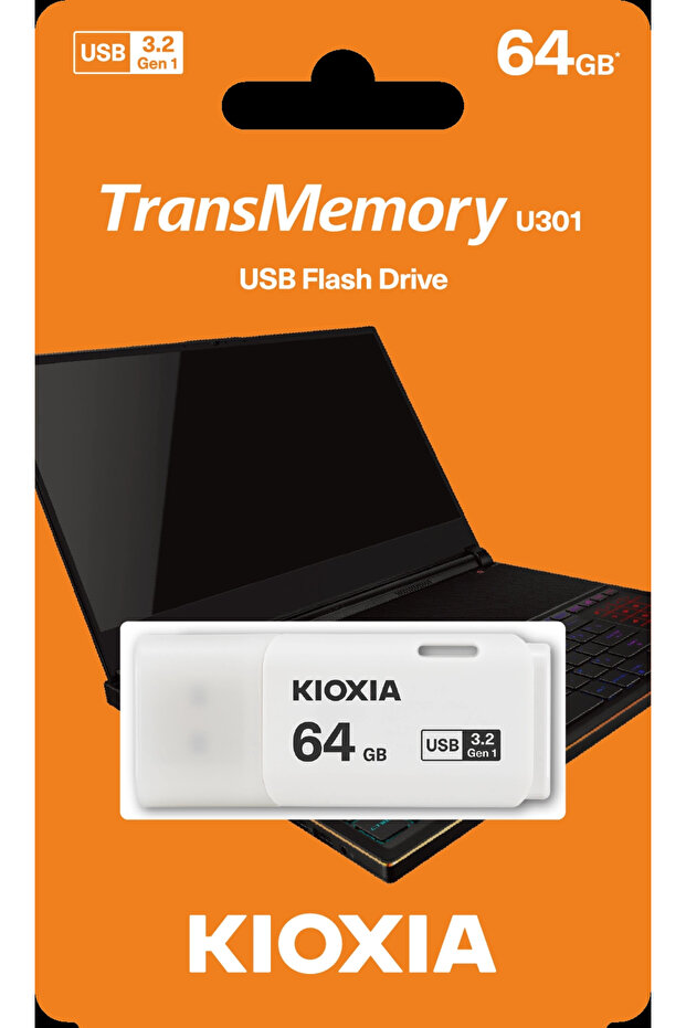 64Gb Usb3.2 Gen1 White USB Memory Lu301W064Gg4