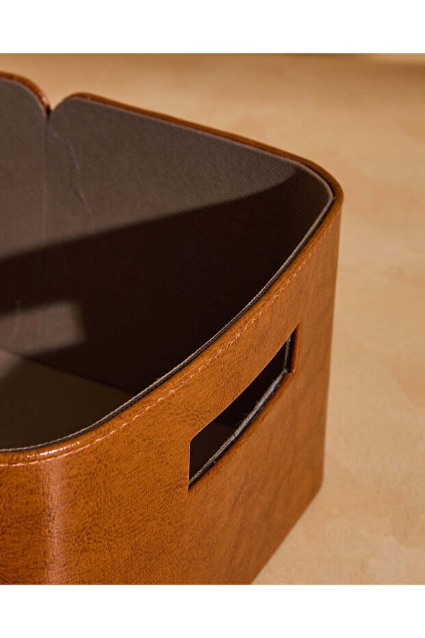 Brown Rectangular Storage Basket – Medium - 3