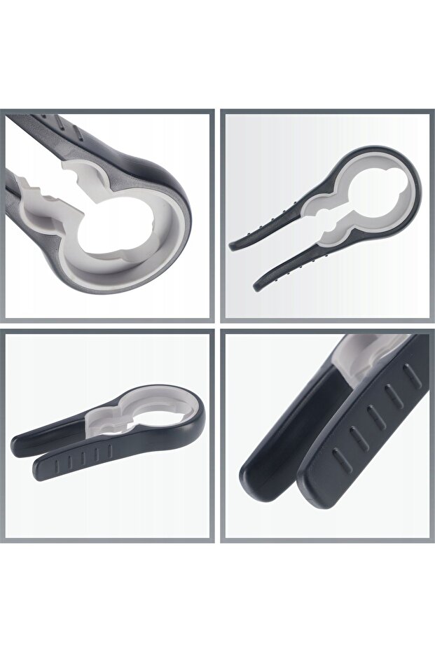 Opener for Jars, Bottles, Caps, Cans, Universal, Solid - 6