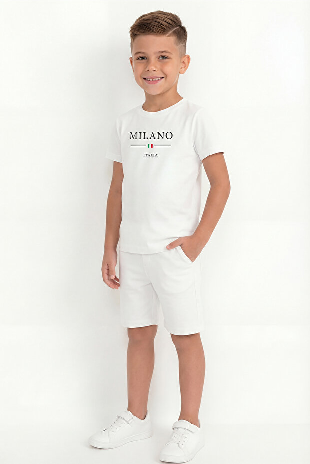 Boy's Printed Shorts Set B6