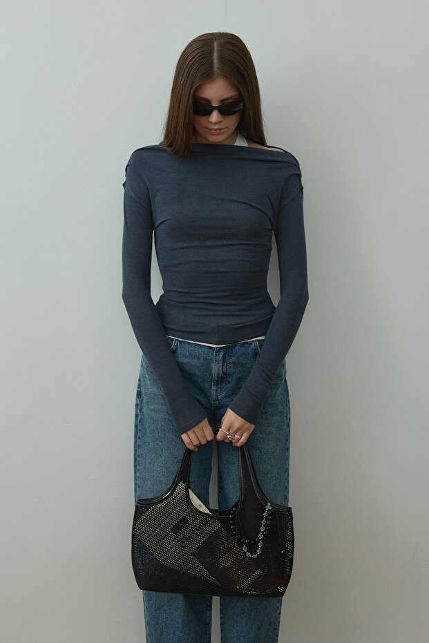 Mavi Emy İkili Bluz - 4