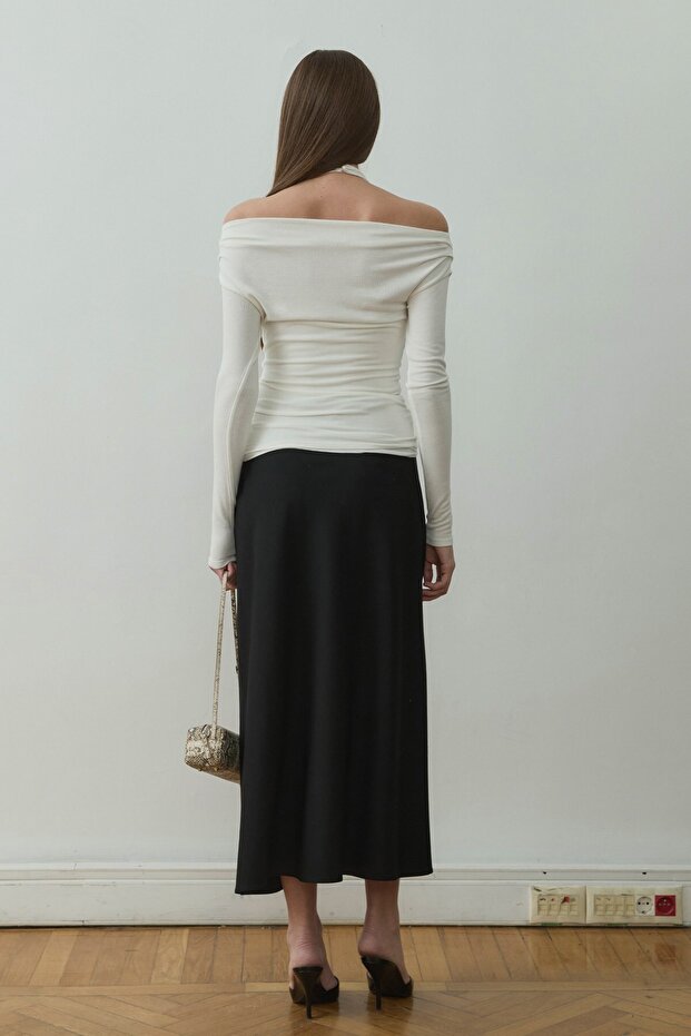 Bluză Ecru Emy Double Layer - 3