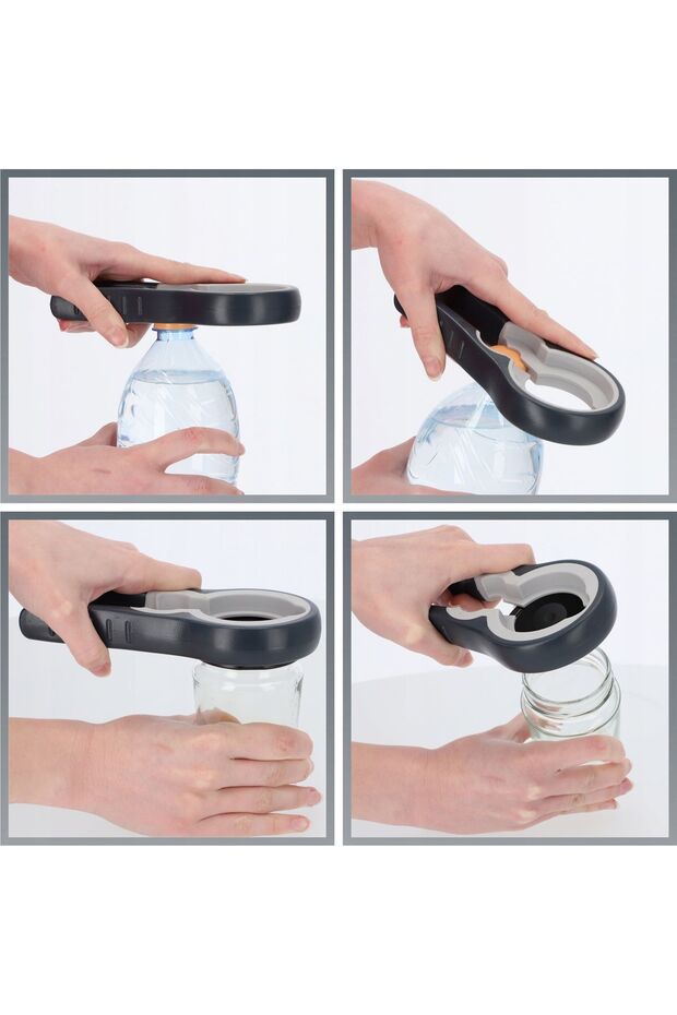 Opener for Jars, Bottles, Caps, Cans, Universal, Solid - 2