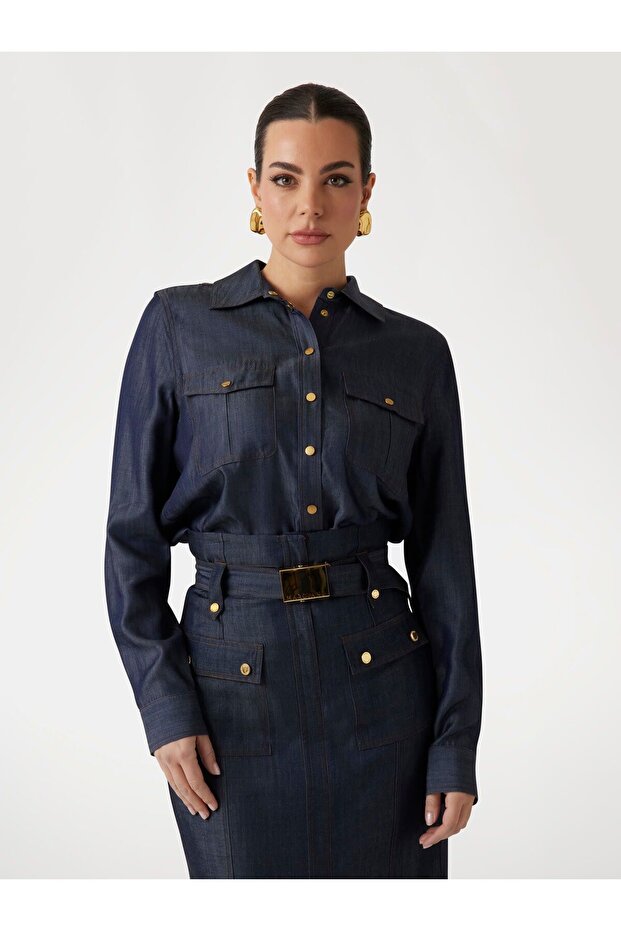 Marciano military shirt