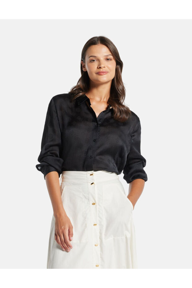 4G and peony logo shirt