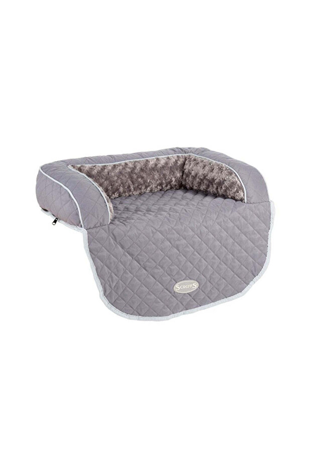 Wilton Sofa Dog Bed (L-GREY)