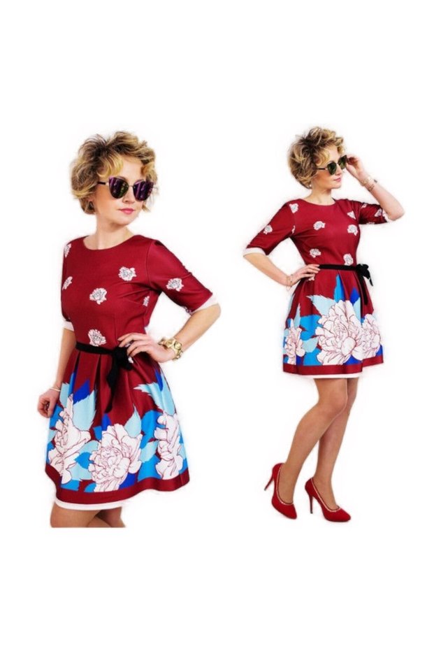 Rochie R006 roșie,