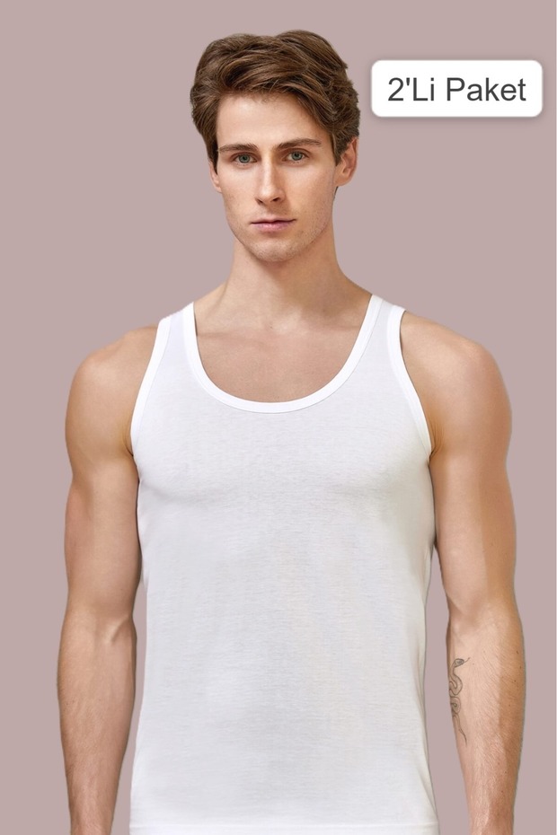 Men's 2'Li 100% Cotton Athlete Berrak/1020 Jersey Athlete