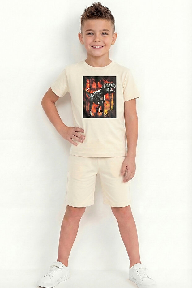 Boy's Printed Shorts Set B21