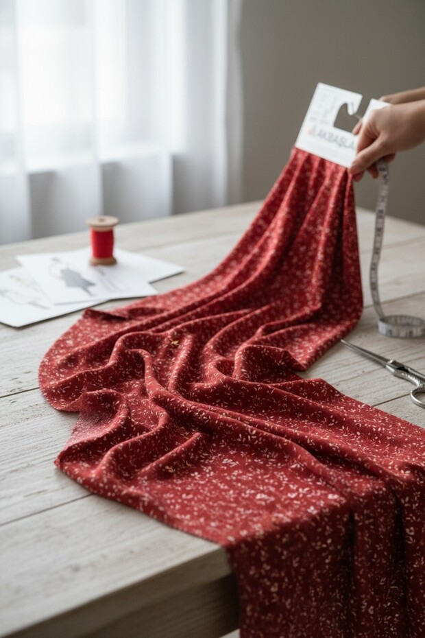 Viscose Maroken Crepe Woven Fabric | 1 Meter | Width: 140cm