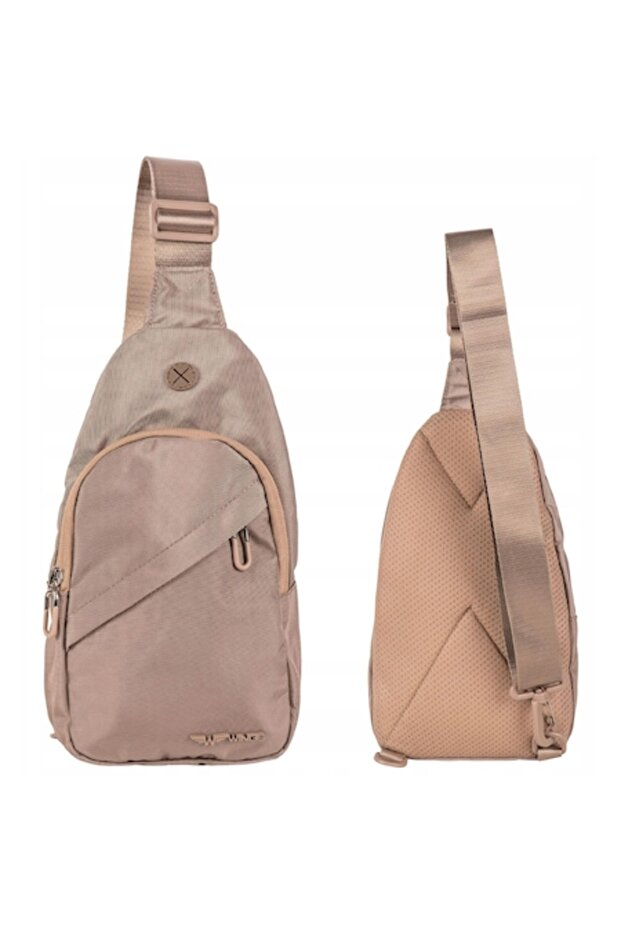 Mini Crossbody Backpack Beige - 1
