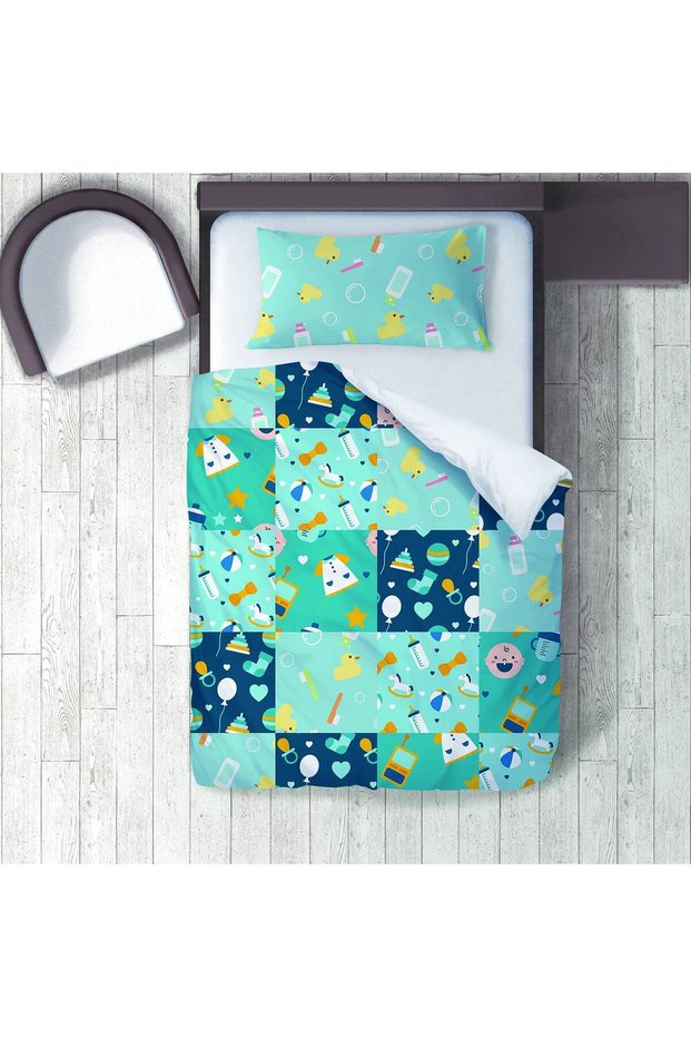 Children's Room Cotton Lu Duvet Cover Set Bed Sheet Sız Bebek Eşyaları