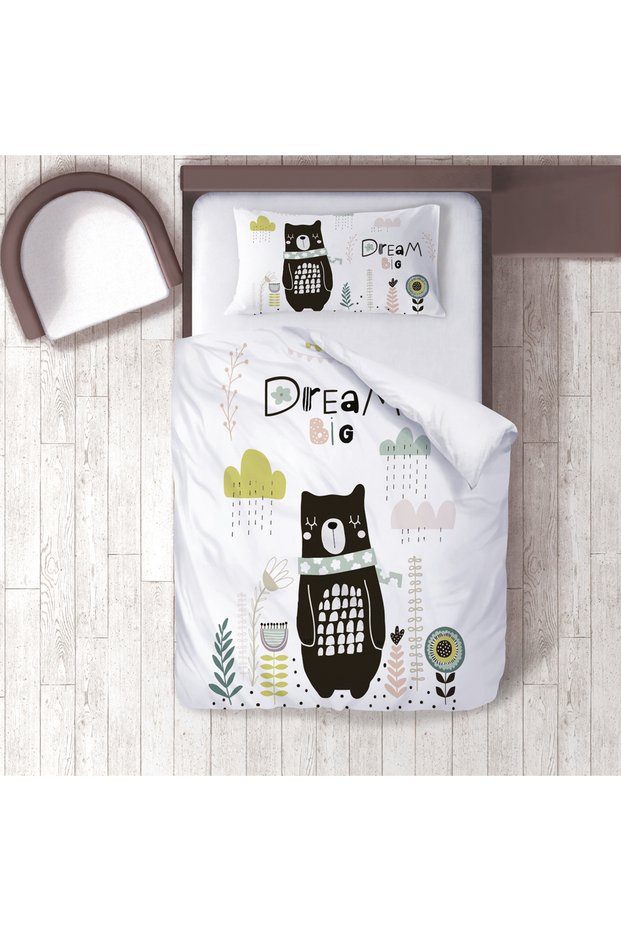 Children's Room Cotton Lu Duvet Cover Set Bed Sheet Sız Ayar No.00093