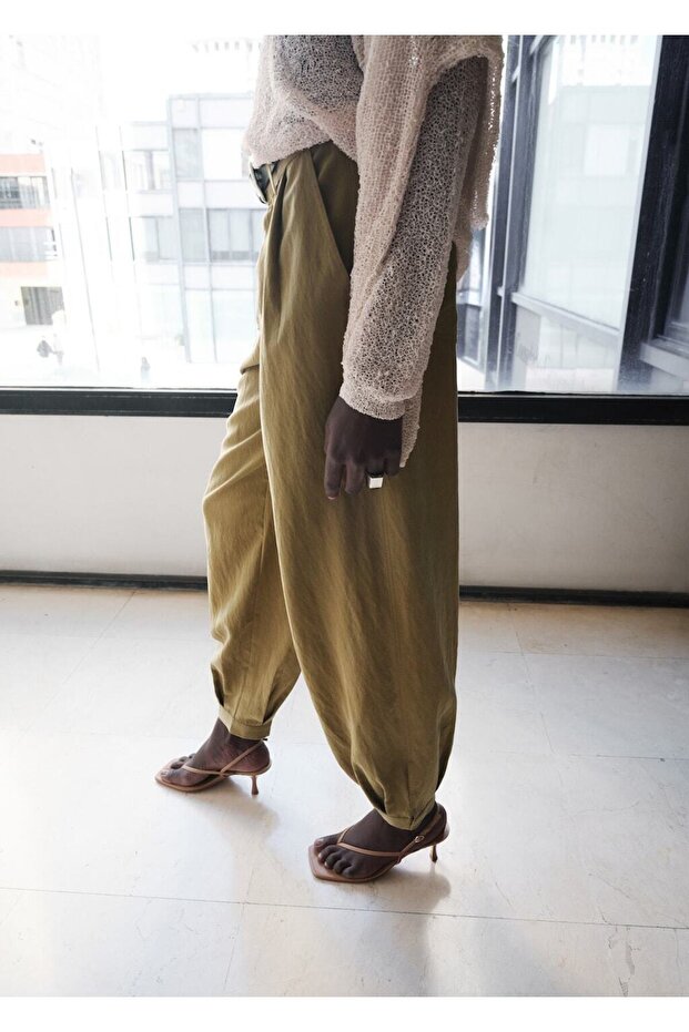 Lyocell harem pants - 1