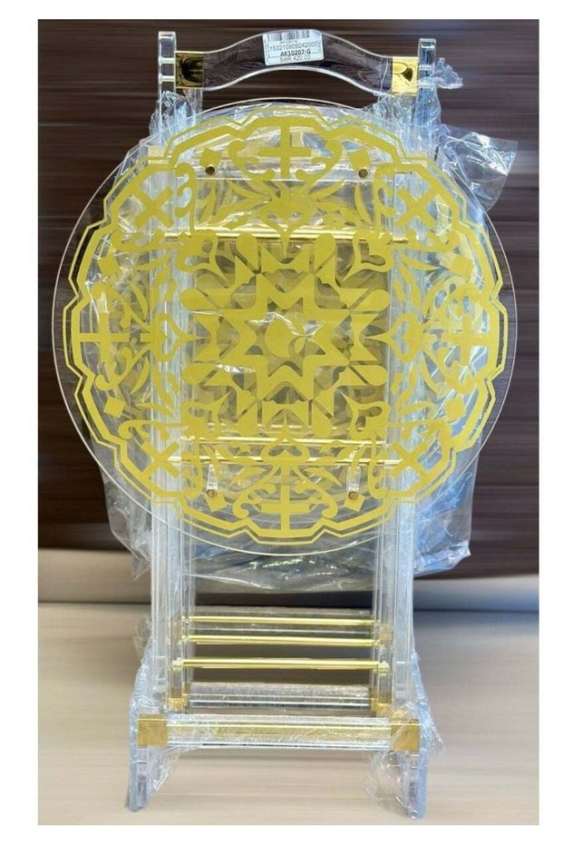 طقم طاولات أكريليك، 4 قطع، 40 × 46 سم