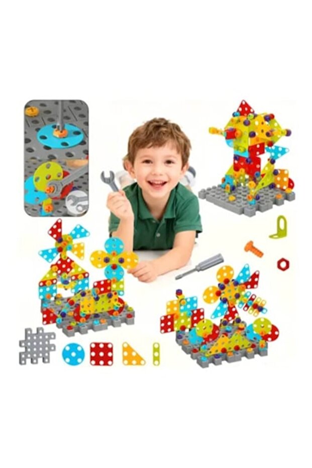 Construction and Assembly Set, Plates, Multicolor - 1