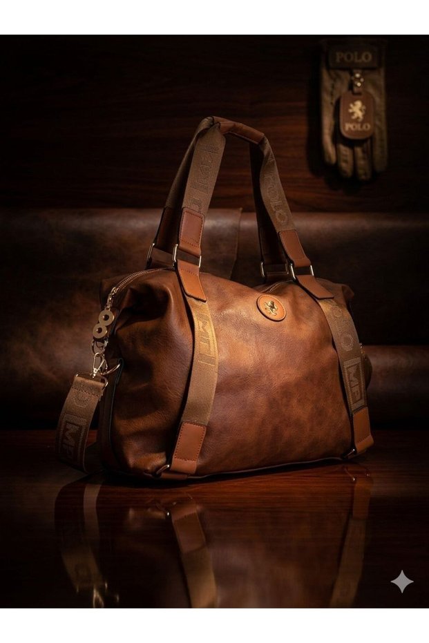Miami Polo Clup Women's Loose-Fitting Soft Oversized Size Shoulder Bag (Size 33X29 cm)