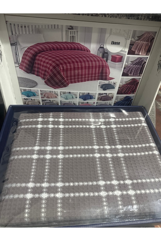 Single Plaid Piqué