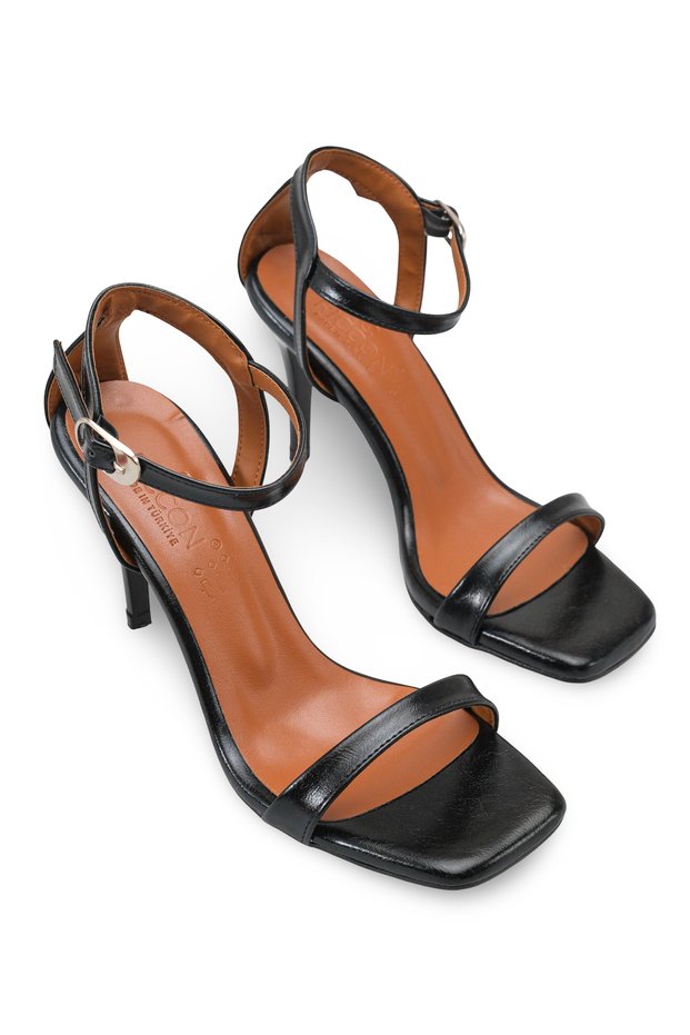 Nashira Sia Women's Heeled Shoes 0012714 Black Rustic