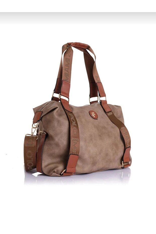 Miami Polo Clup Women's Loose-Fitting Soft Oversized Size Shoulder Bag (Size 33X29 cm)