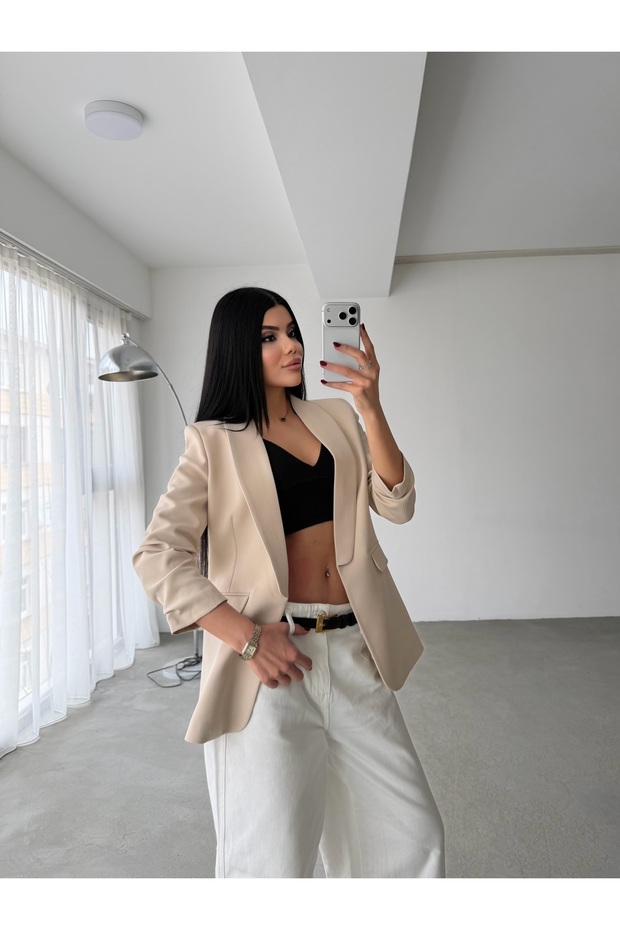 büzgükol ceket - 1