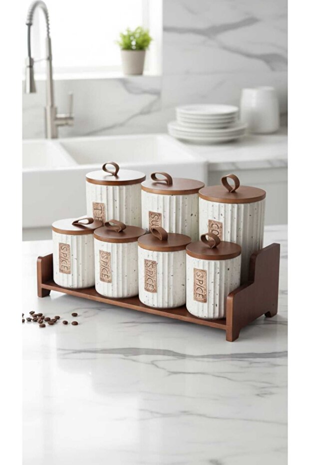 طقم برطمانات علب بهارات وتوابل - 2