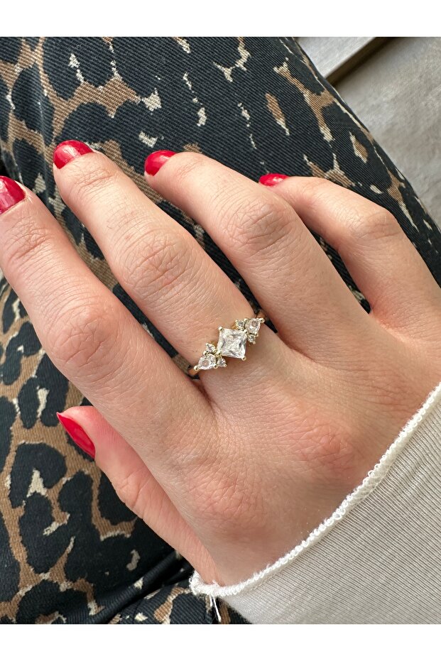 خاتم مربع ذهبي - 4