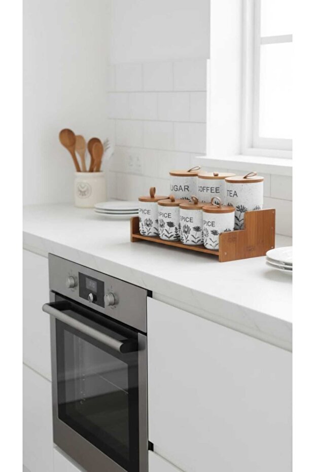 طقم برطمانات علب بهارات وتوابل - 5