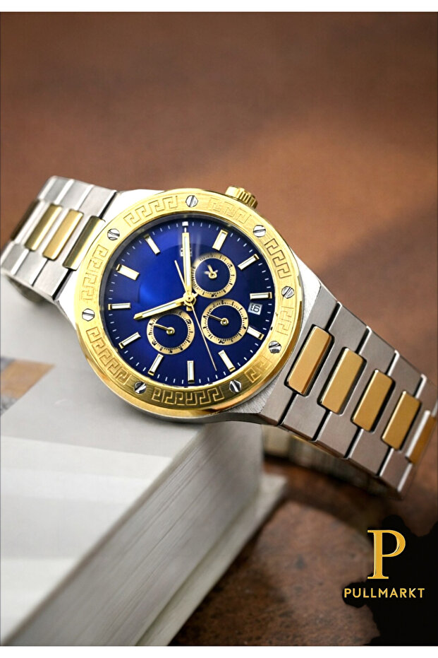 Çelik - Takvimli Erkek Kol Saati - 1