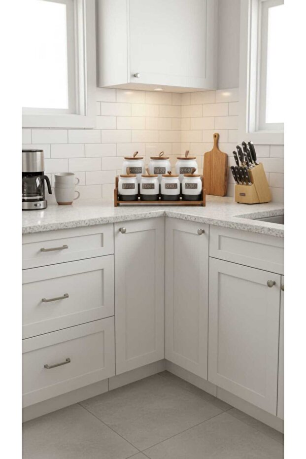 طقم برطمانات علب بهارات وتوابل - 1