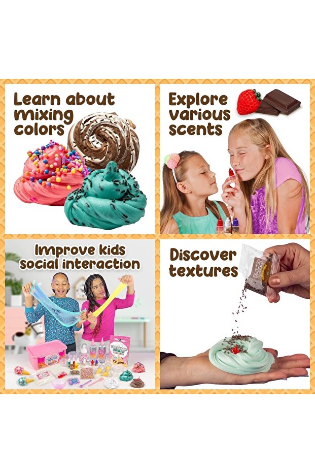 مجموعة صنع سلايم الآيس كريم - 1